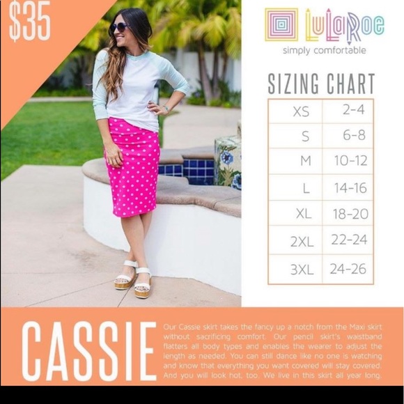 Lularoe Cassie skirt, 3xl, black and white, NWT - Picture 4 of 4